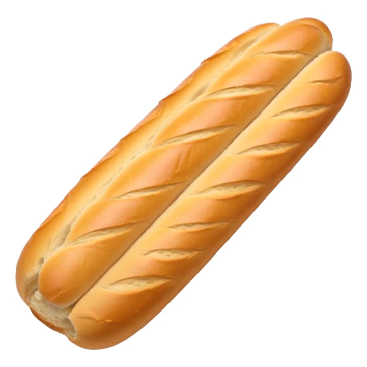 une mini baguette française chaude sticker