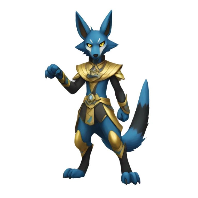 Lucario-Anubis-Zeraora full body sticker