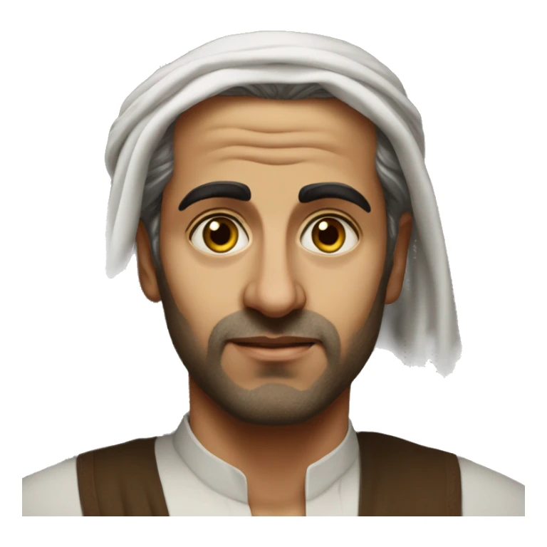 photorealistic Faisal of Saudi Arabia serious sticker