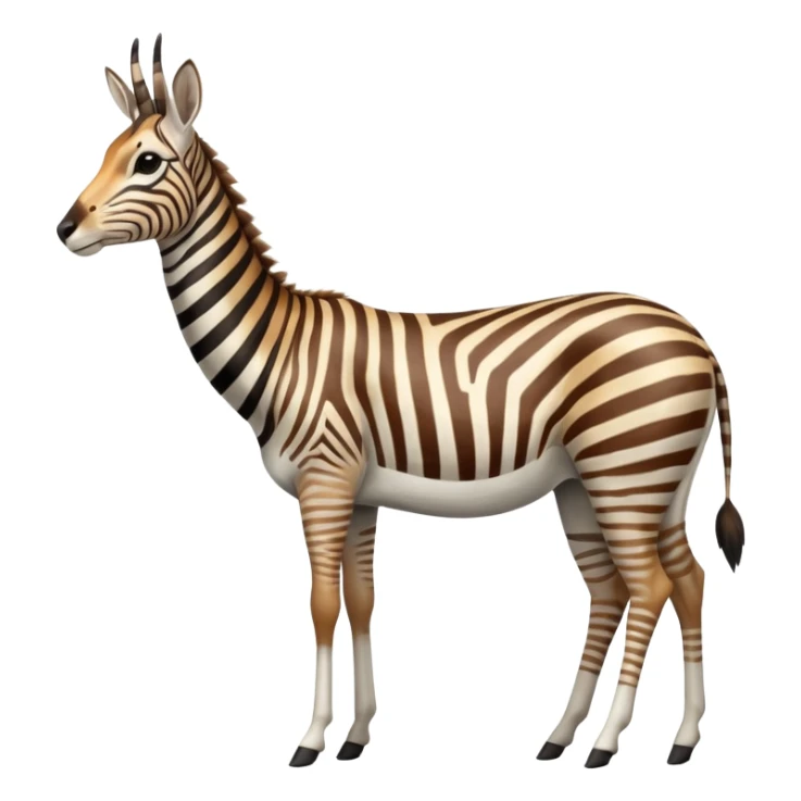 Zebra-antelope-gazelle-hybrid, full body sticker