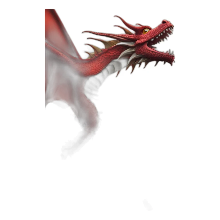 Dragon flying over Marina Bay sands  sticker