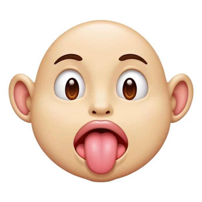 Kakahaufen was die Zunge raustrevkt sticker