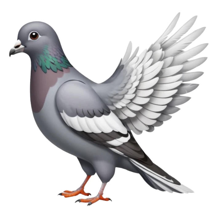 Pigeon + crumb trail, Street Wildlife. sticker