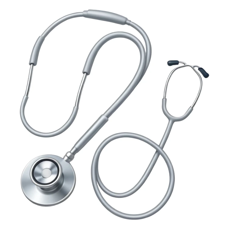 Stéthoscope en forme de boucle infinie sticker