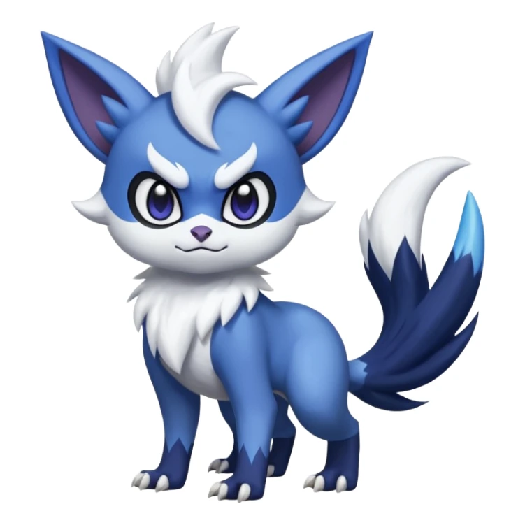 Meowstic-Noibat-Absol-fusion (full body) sticker
