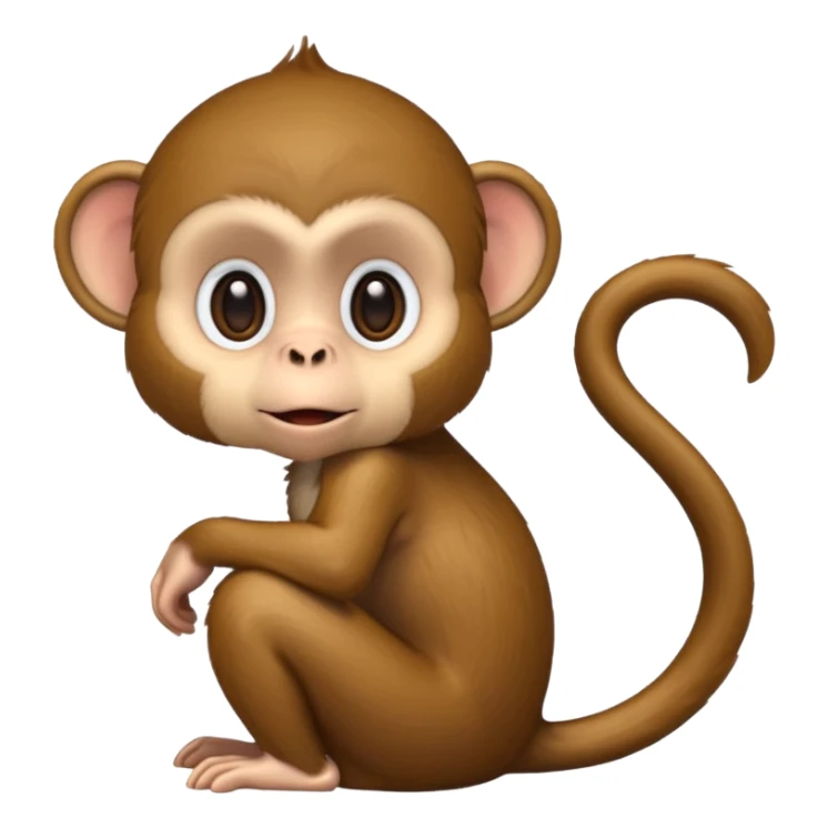 Monkey sticker