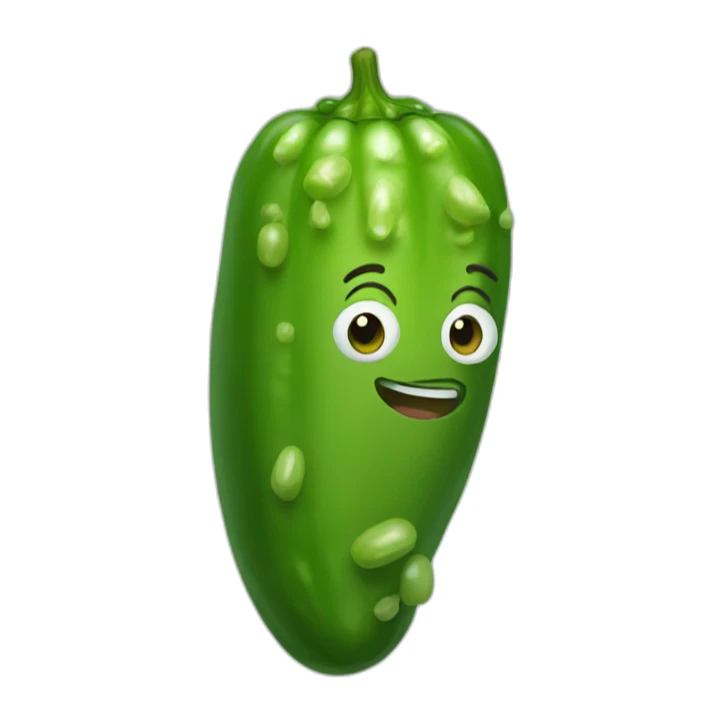 human pickle sticker