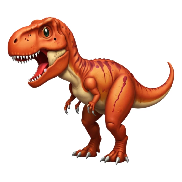 En küçük mermi ile ölen t-rex sticker