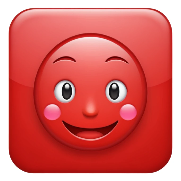 Make a card emoji on which there is reverse sign in red colour  sticker