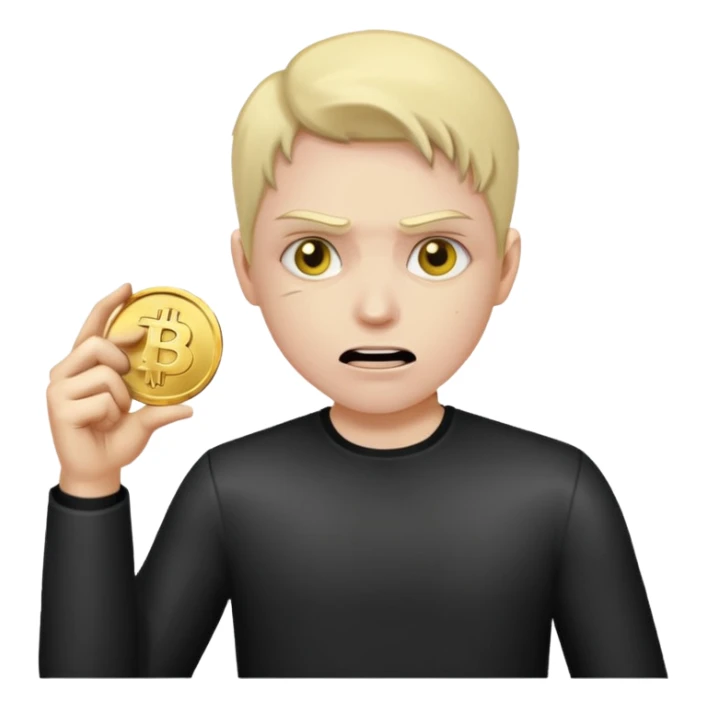 Voilent killer coin seller  sticker