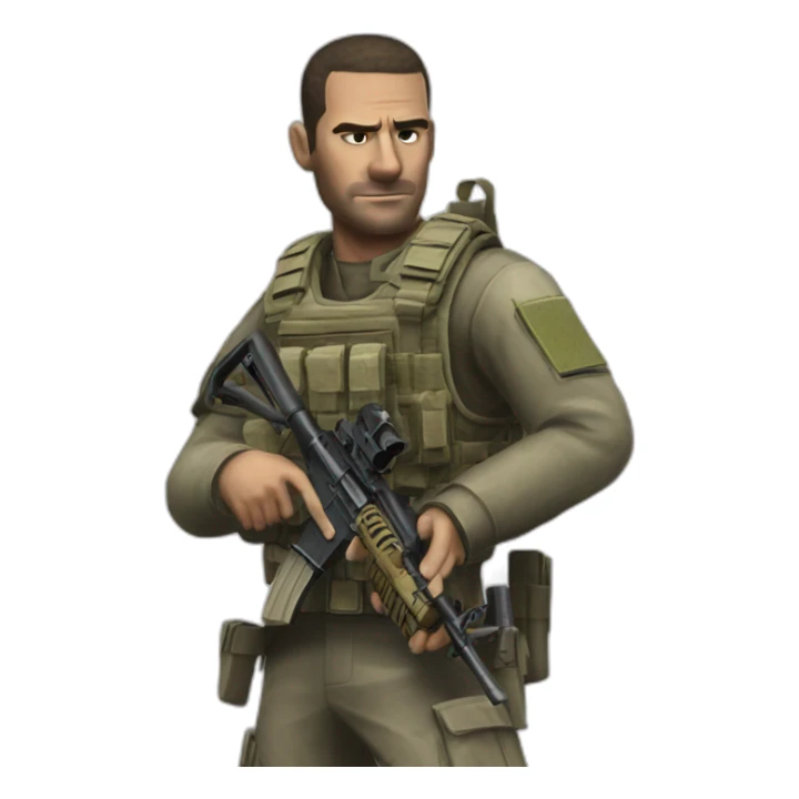 SOLDADO CALL OF DUTY sticker