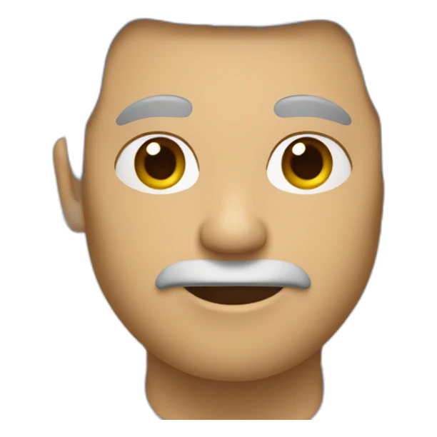 Un hombre blanco ,con el pelo rizo y castaño  sticker