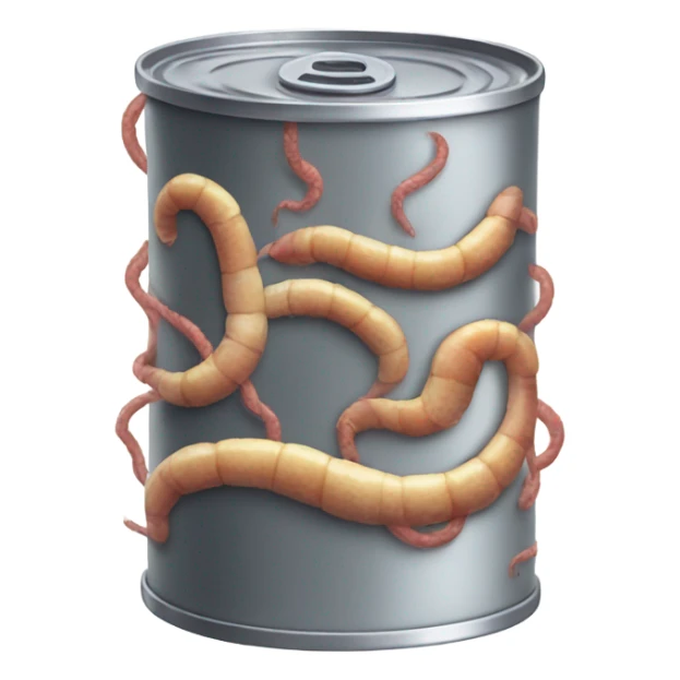 Can of worms sticker