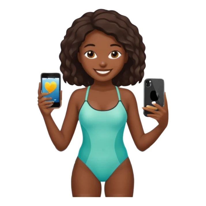 iphone 17 + a caribbean girl sticker