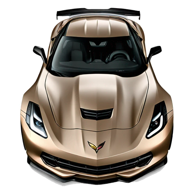 2014 Chevrolet Corvette C7 ZR1 beige color sticker