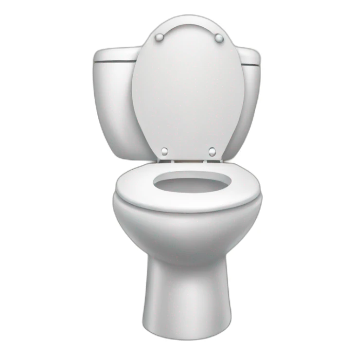 person on the toilet using a bidet sticker