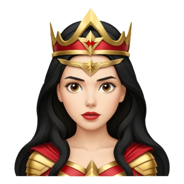 Scarlett Johansson as a wonder woman sticker