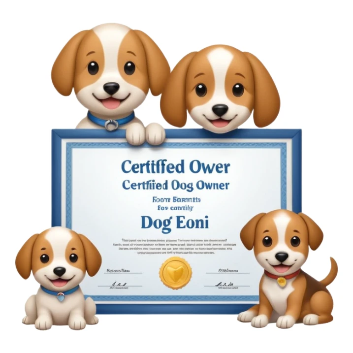 Certified Dog Owner Benefits, family, certificate, dod sticker