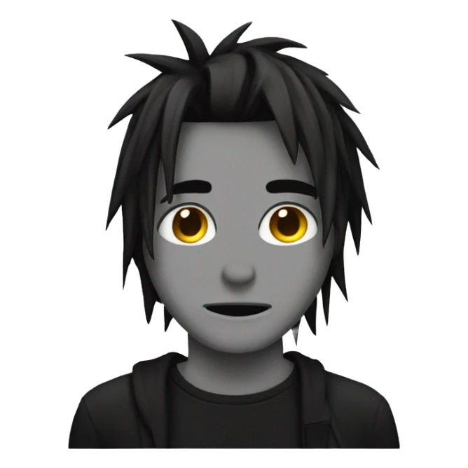 emo emoji sticker