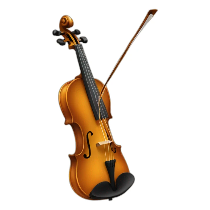 Erlandskian Arabic triangle shape violin Instrument Ethnic sticker