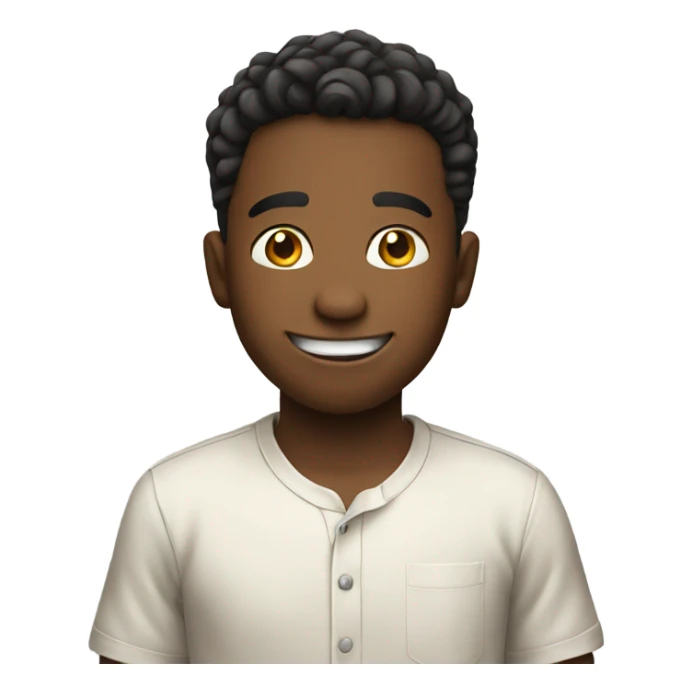 smiling boy in shirt meme happy birthday sticker