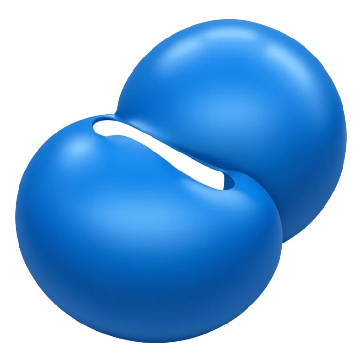 physiotherapy (or pilates) balls (2) to exercise and do rehab sticker
