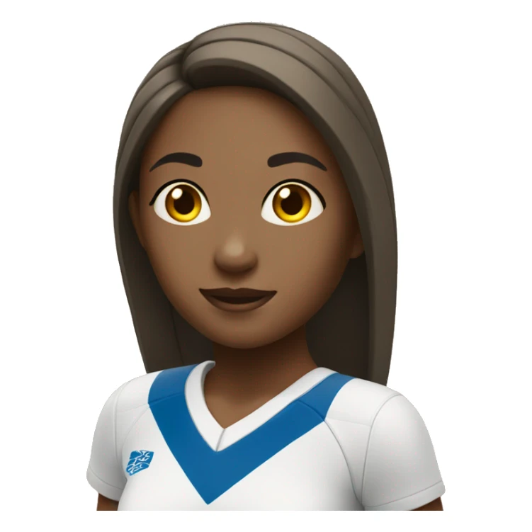 summer olympics girl playing volleyball sticker