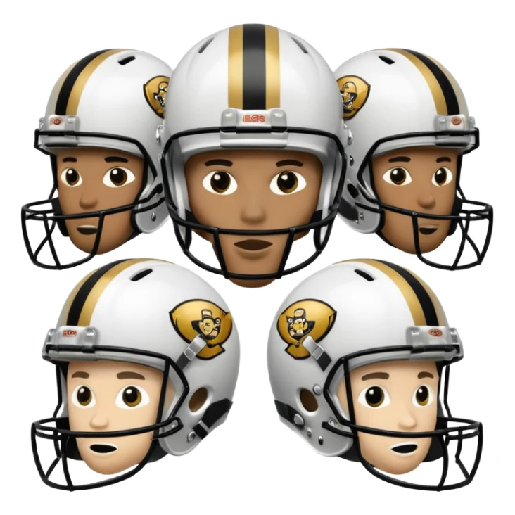 college football players helmets sticker