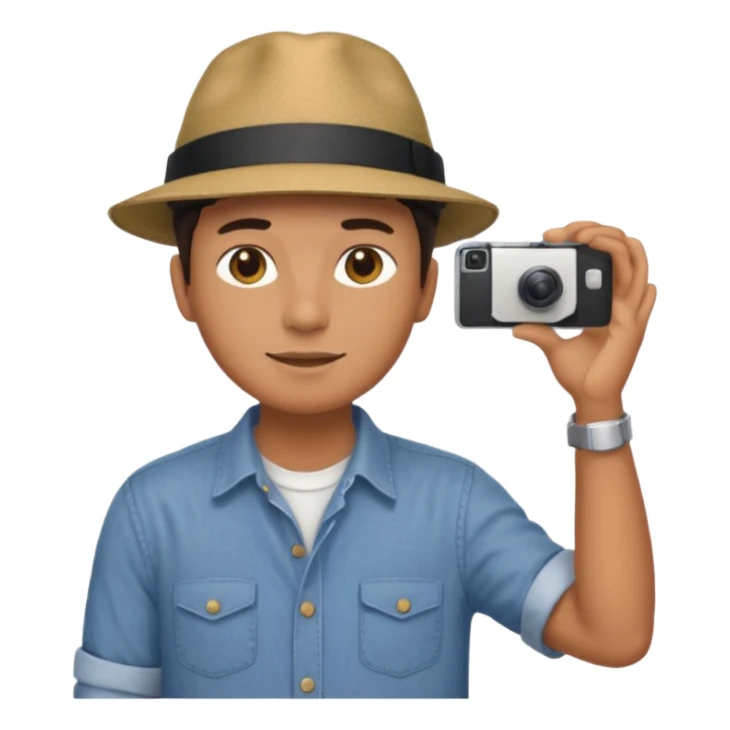 photographer taking a photo with their back to me sticker