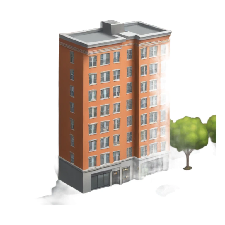 New York City apartment building sticker