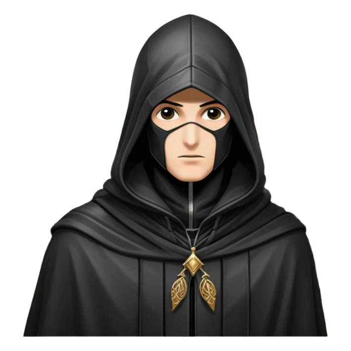 icon featuring Assasin's Creed in an iconic assassin's hood, standing tall against the backdrop of Florence. The design captures the essence of adventure, with intricate details of historical architecture and a sense of mystery. The character is poised, ready for action. transparent background. sticker