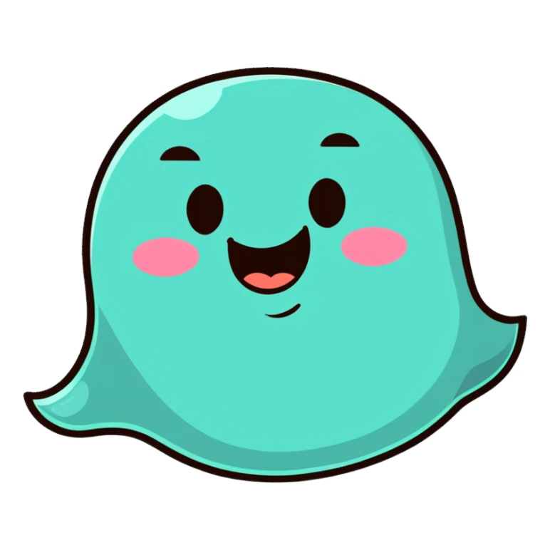 cartoon face laughing with tears of joy sticker