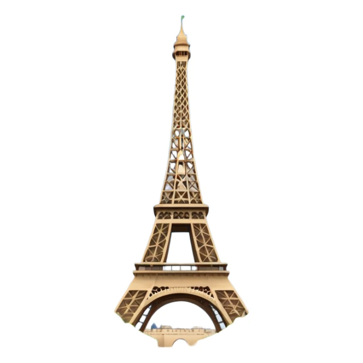 creer un emoji représentant la tour eiffel francais à paris sticker