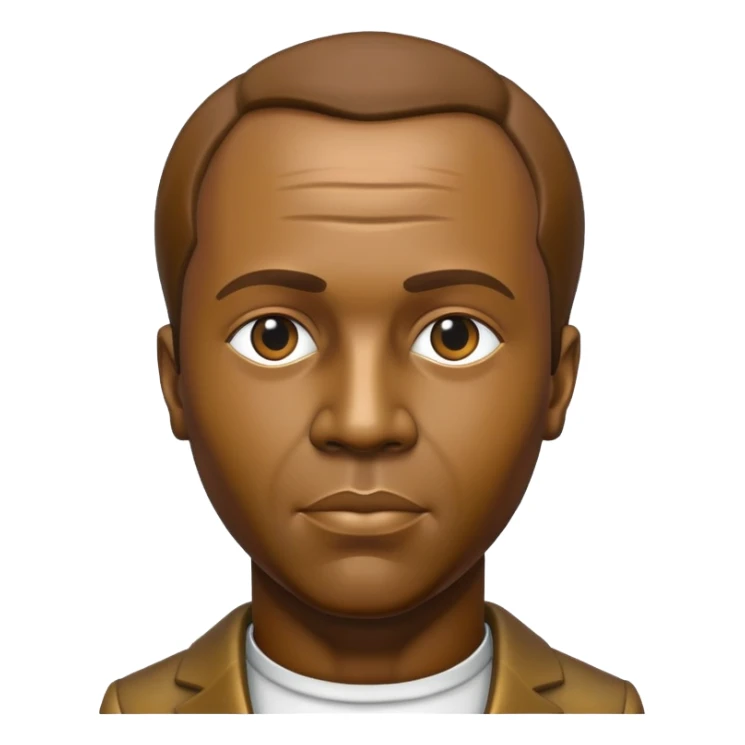 Bronze statue of Frantz Fanon sticker