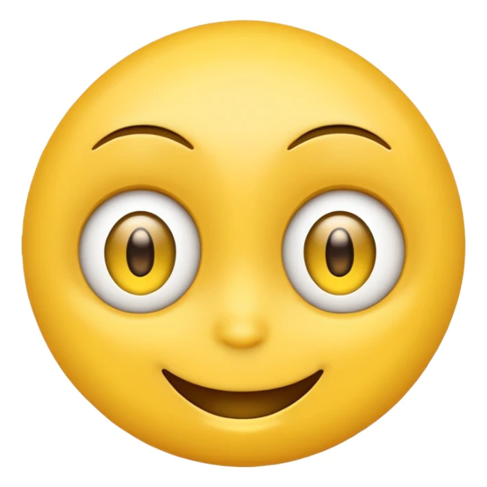 freaky emoji with wide eyes sticker