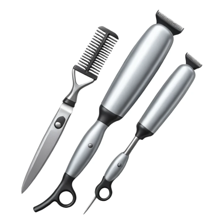 Hairdressers equipment  sticker