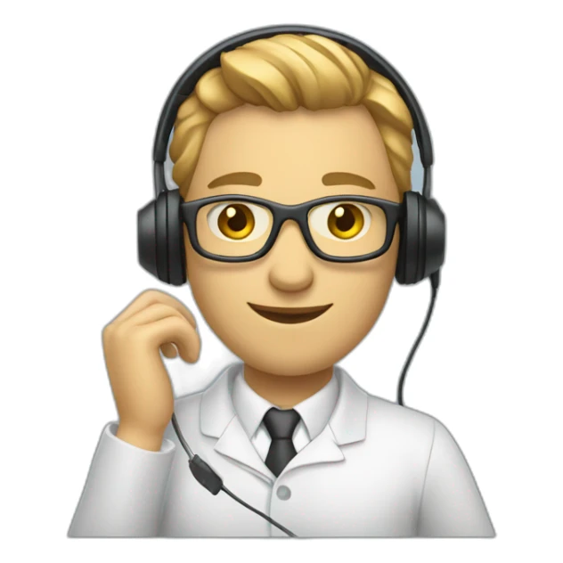 it specialist with pc and heafphones sticker