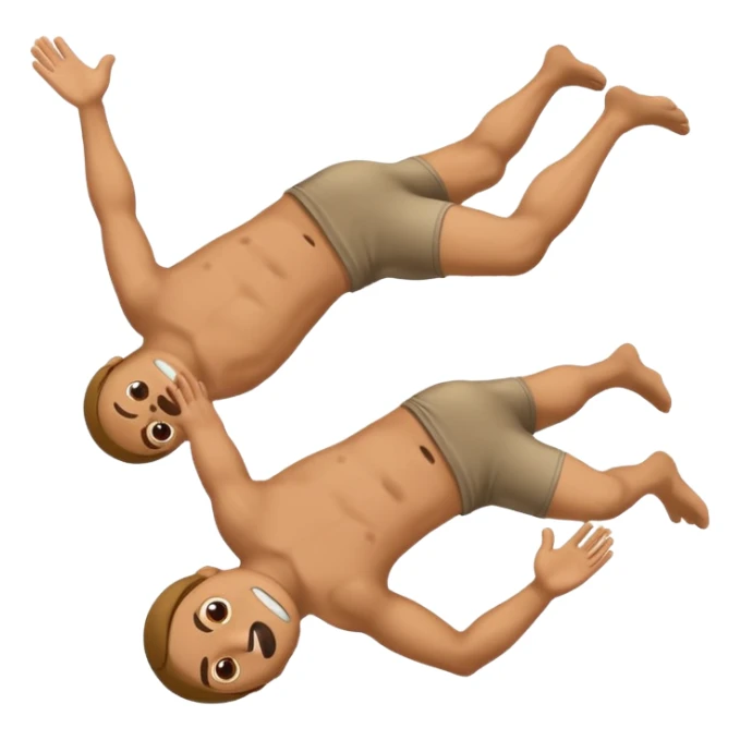 … imagine an emoji of a guy doing a backflip and falling on his neck sticker