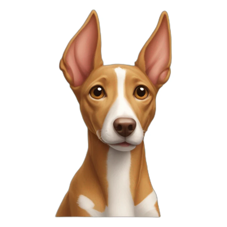 Un podenco y un conejo sticker