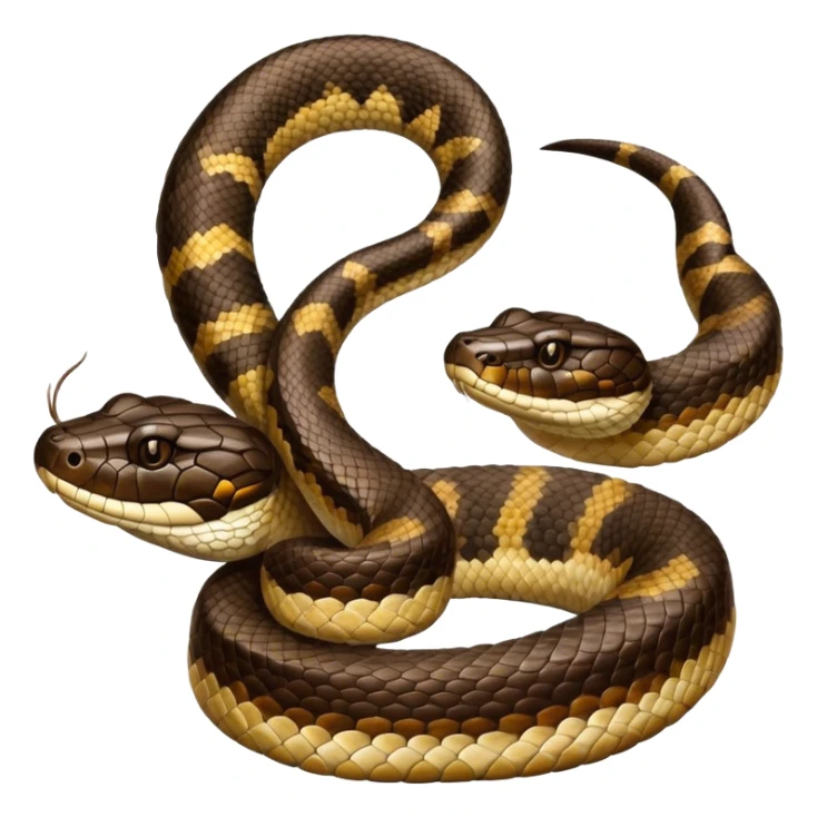 Cottonmouth water moccasin  sticker