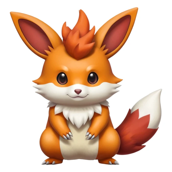 Shiny Furret-Flareon-Minccino-Zangoose-Hybrid (Full body) sticker