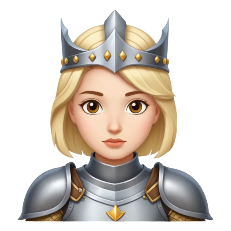 female knight, warrior, beatifull, princess sticker