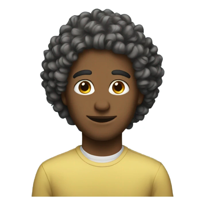 Only hair that is curly sticker