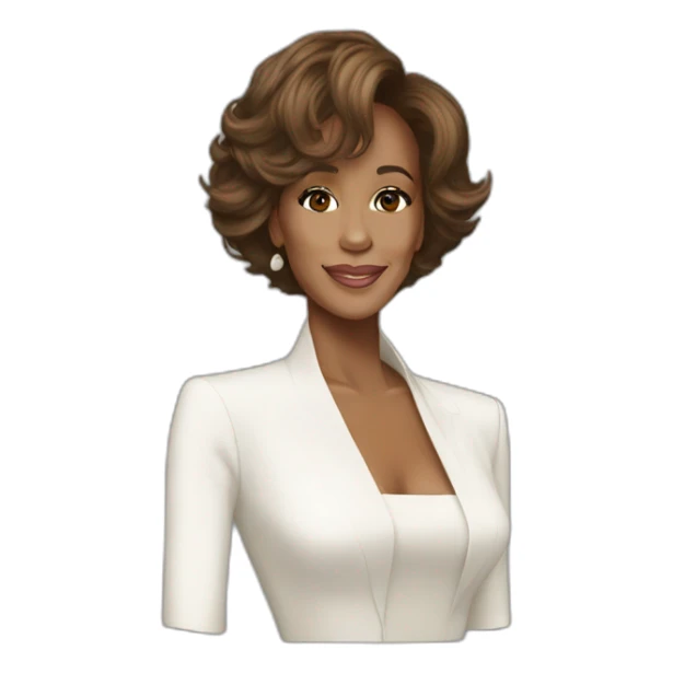 Whitney houston sticker
