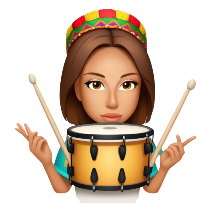 Festive Drummer sticker