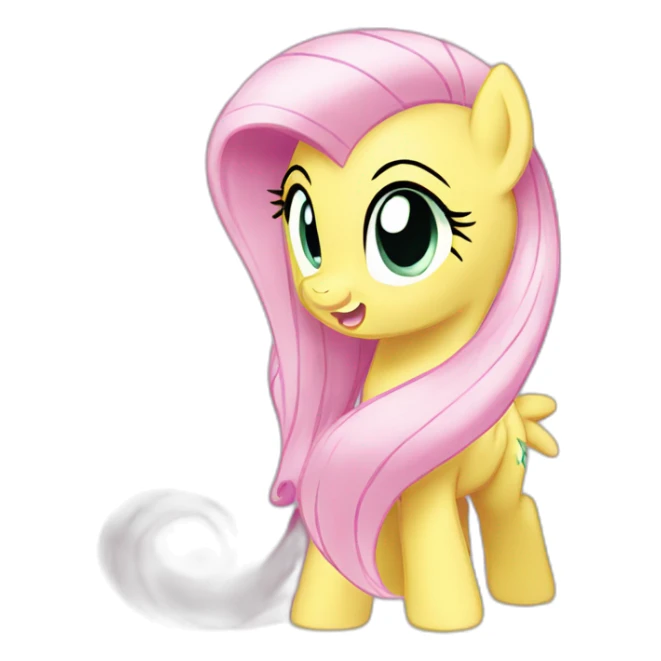 Fluttershy my little pony sticker