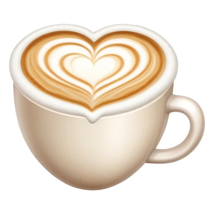 girly latte with cute details sticker