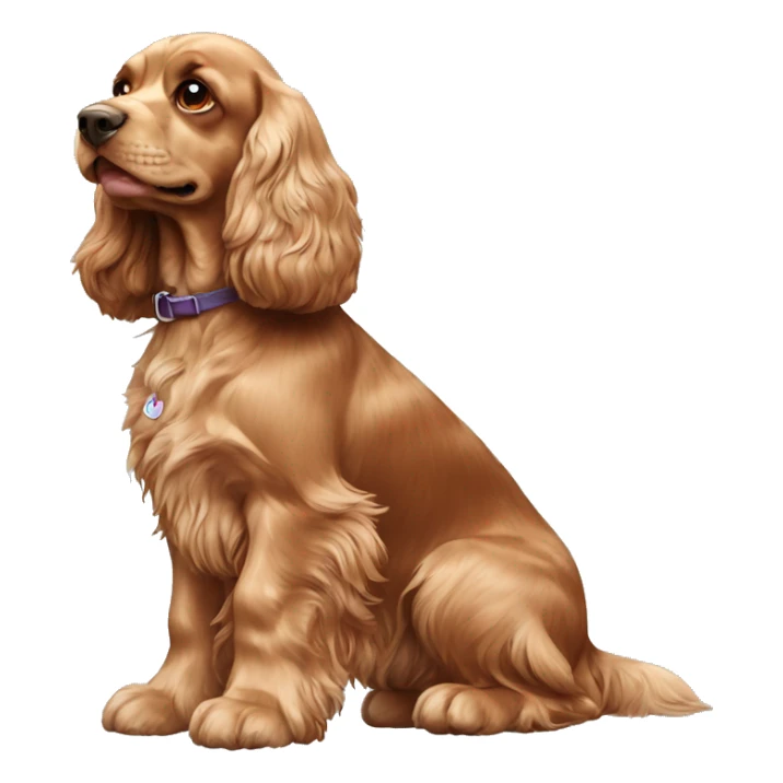 Cocker spaniel sticker