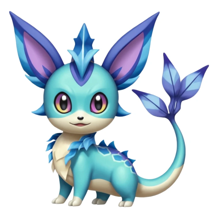 Meloetta-Noibat-Vaporeon-Pokémon-Fakémon-creature sticker