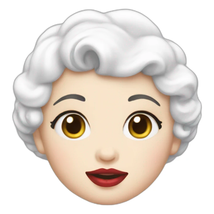 Snow white as a baby sticker